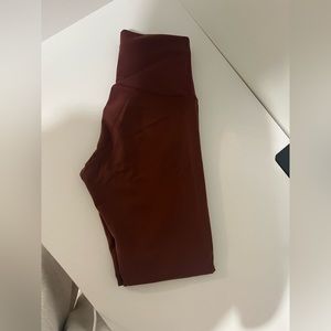 Lululemon Maroon Leggings